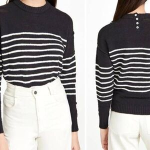Alex Mill Scout Texture Stripe Sweater sz Large